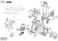 Bosch 3 600 J10 970 GHP 500 X High Pressure Cleaner 230 V / GB Spare Parts GHP500X